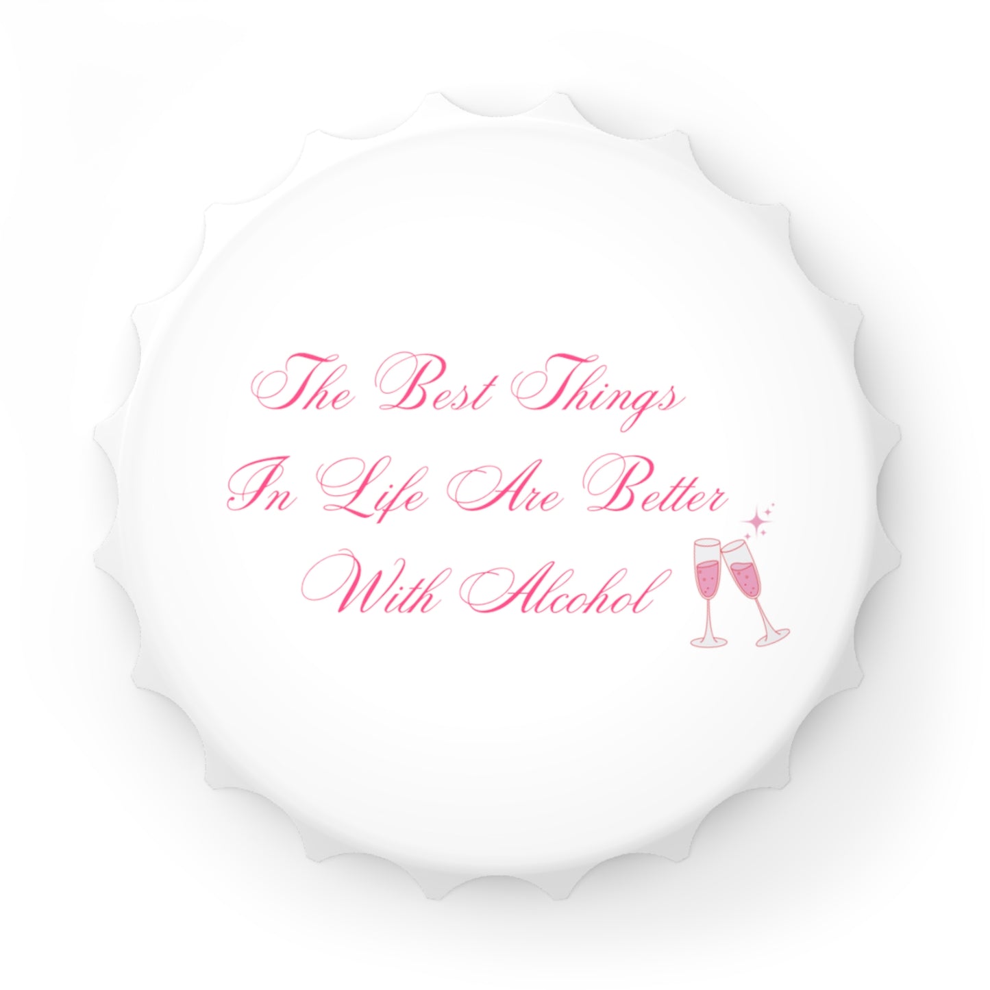 ‘Pink Pop Twist’ Bottle Opener