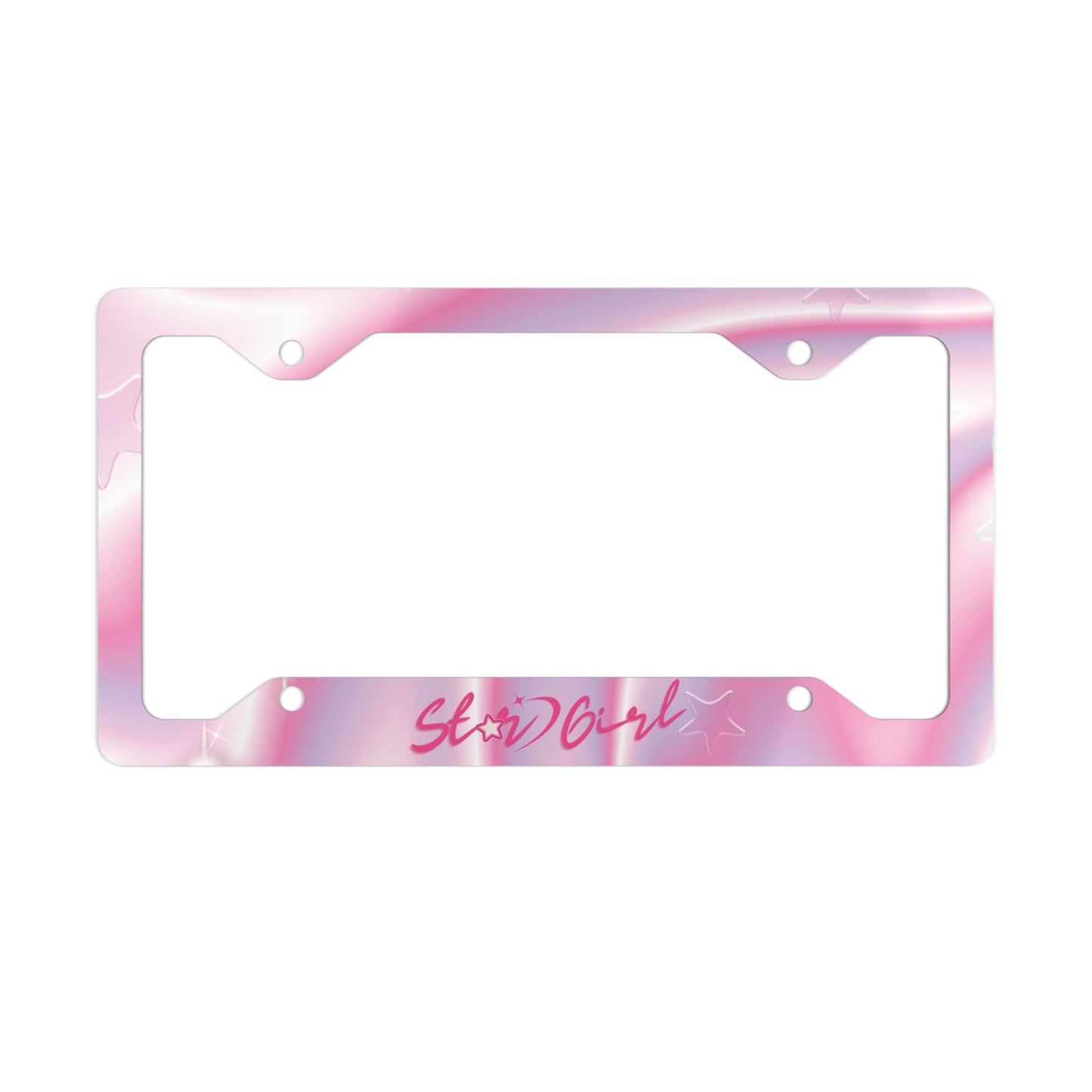 StarGirl Metal License Plate Frame